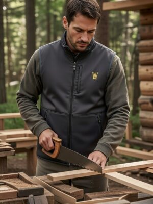 Soft Shell Vest Anthracite Grey