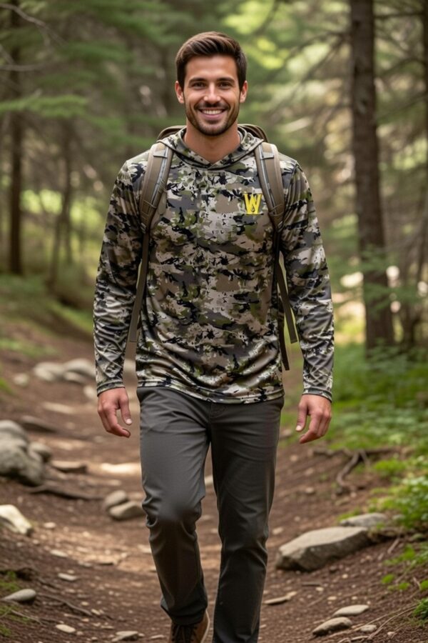 Long Sleeve Hooded Shirt Mark I Camo