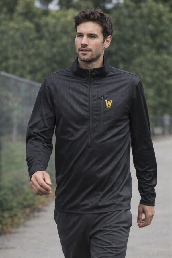 224 Long Sleeve ZipT-Shirt Black