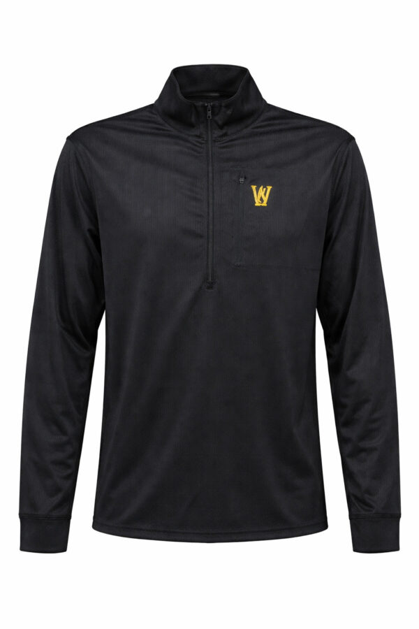 225 Long Sleeve ZipT-Shirt Black