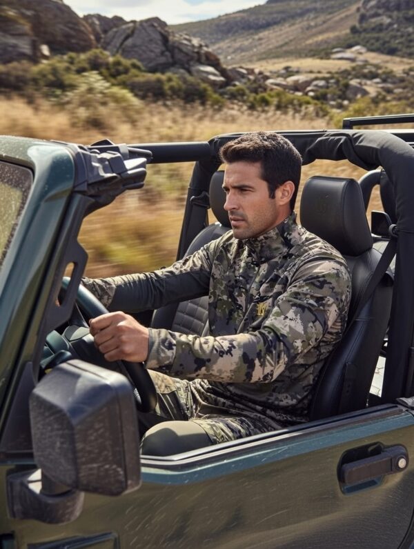 230 Long Sleeve ZipT-Shirt Mark I Camo